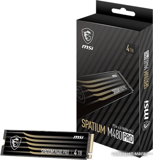SSD MSI Spatium M480 Pro 4TB S78-440R050-P83