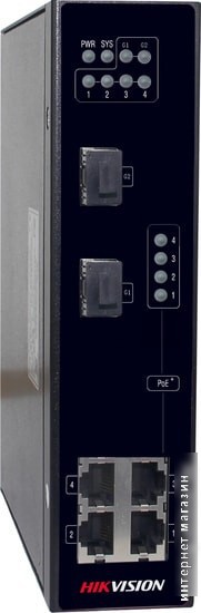 Коммутатор Hikvision DS-3T0306P