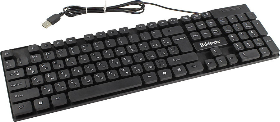Клавиатура Defender Element HB-190 USB RU