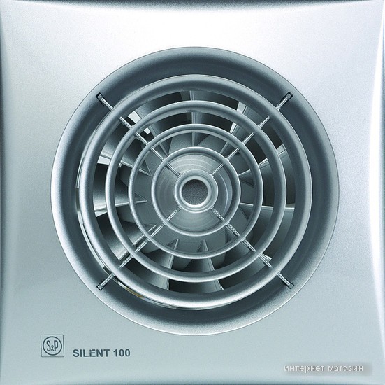Вытяжной вентилятор Soler&Palau Silent-100 CZ Silver [5210415500]