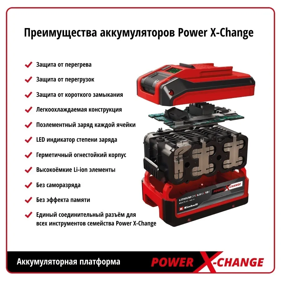Пылесос Einhell PXC TE-VC 18/10 Li-Solo