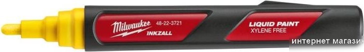 Маркер Milwaukee Inkzall 48223721 (желтый)