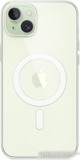 Чехол для телефона Apple MagSafe Clear Case для iPhone 15 Plus (прозрачный)