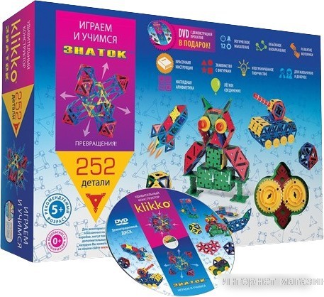 Конструктор Знаток 70177 Klikko 252 детали