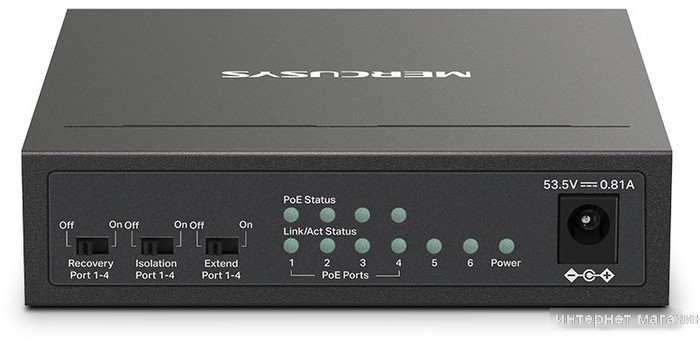 Неуправляемый коммутатор Mercusys MS106LP