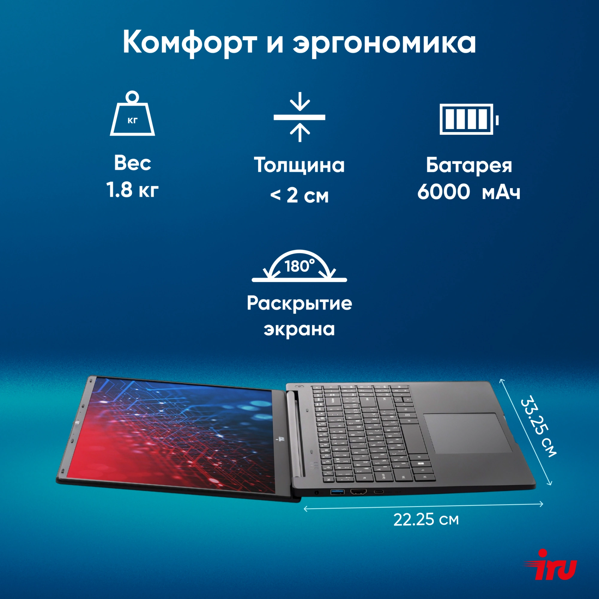 Ноутбук iRU Strato 15ALI 2084738