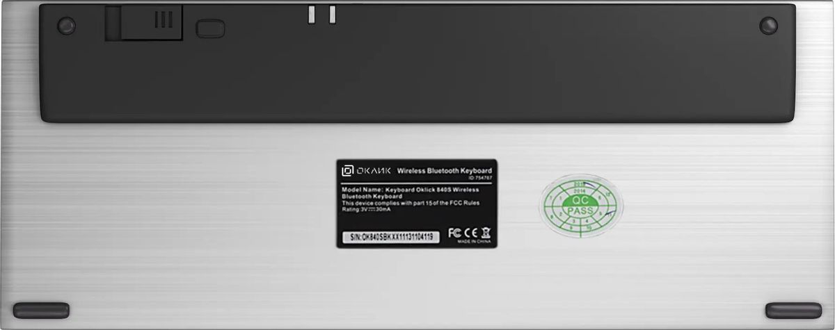Клавиатура Oklick 840S Wireless Bluetooth Keyboard