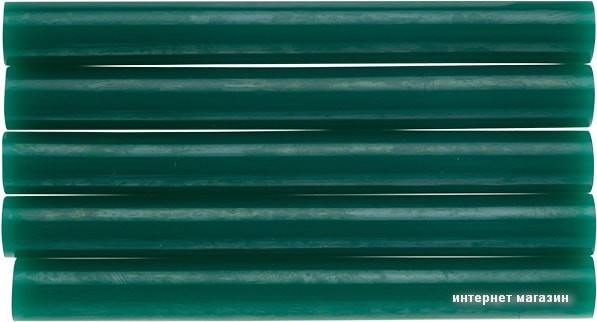 Клеевые стержни Rexant 09-1228 (6 шт, зеленый)