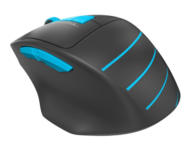 Мышь A4Tech Fstyler FG30S (черный/голубой)