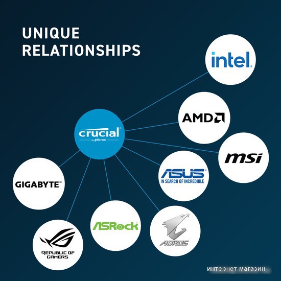 Оперативная память Crucial 32ГБ DDR5 5600 МГц CT32G56C46U5