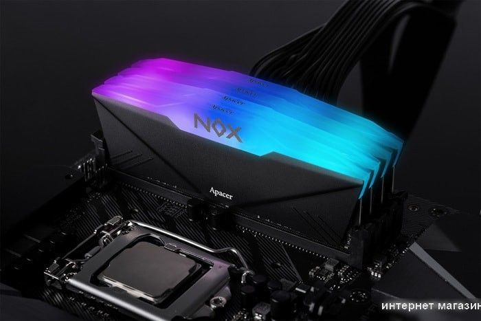 Оперативная память Apacer NOX RGB 2x16ГБ DDR4 3600МГц AH4U32G36C25YNBAA-2
