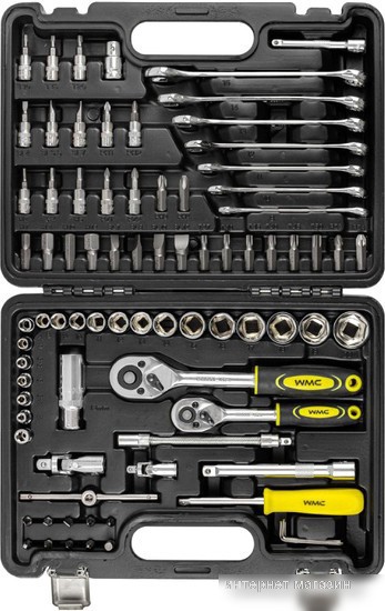 Универсальный набор инструментов WMC Tools WMC-4821-5DS-м (82 предмета)