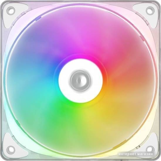 Вентилятор для корпуса ID-Cooling Crystal 120 White ARGB