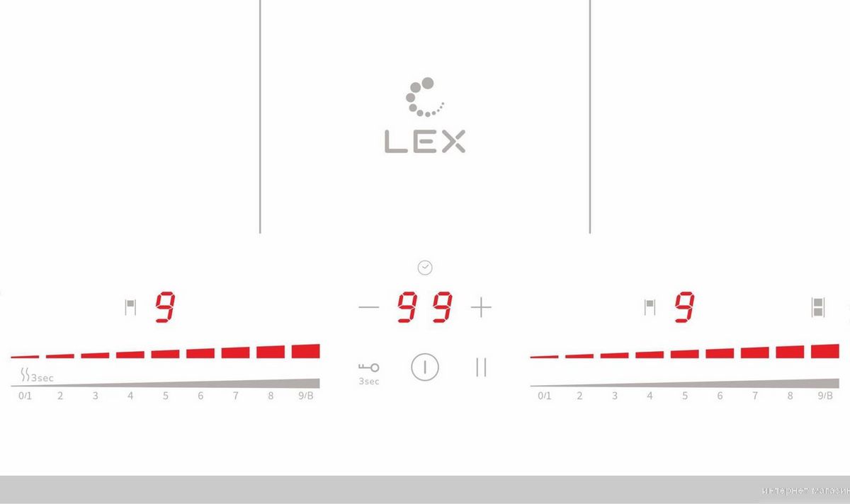 Варочная панель LEX EVI 641C WH