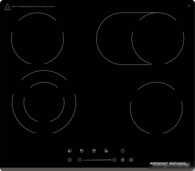 Варочная панель ZorG CR61 black