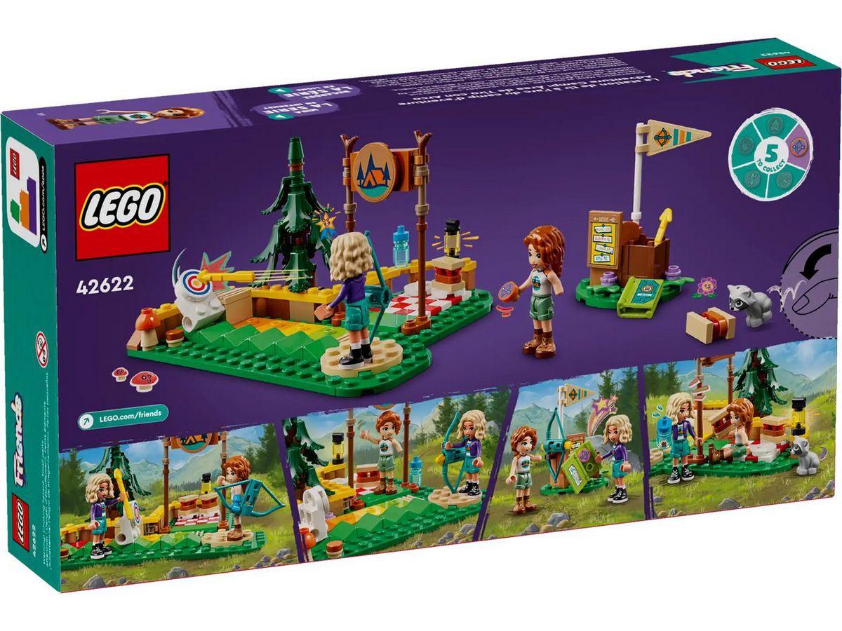 Конструктор LEGO Friends Лагерь приключений: тир из лука 42622