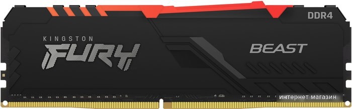 Оперативная память Kingston FURY Beast RGB 2x16ГБ DDR4 3600МГц KF436C18BB2AK2/32