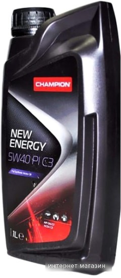 Моторное масло Champion New Energy PI C3 5W-40 1л