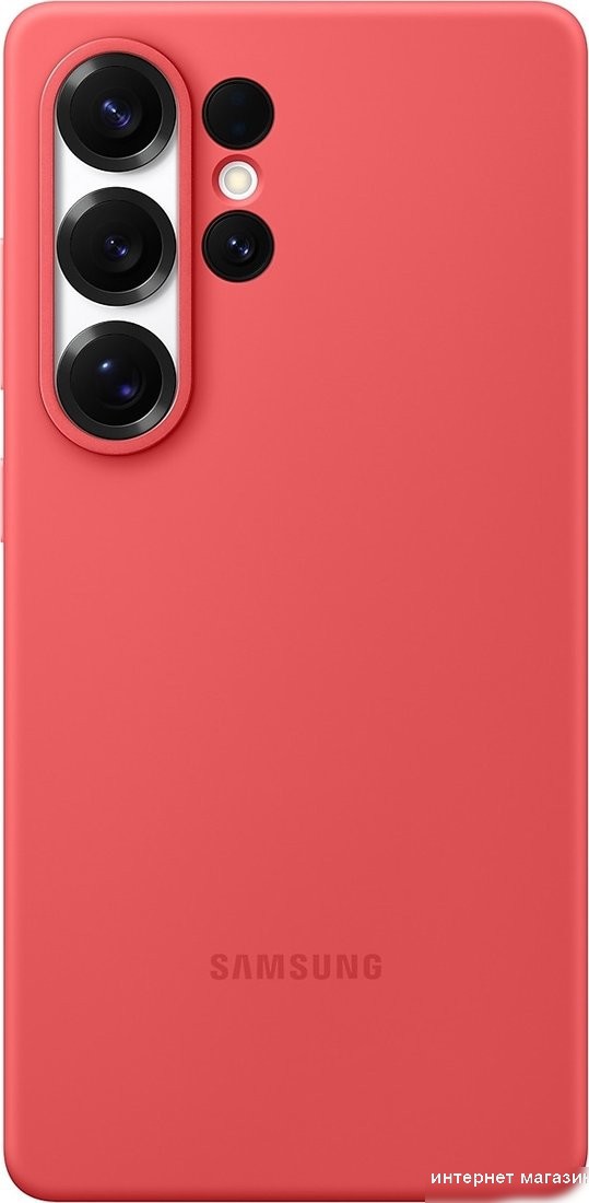 Чехол для телефона Samsung Silicone Case Galaxy S25 Ultra (красный)