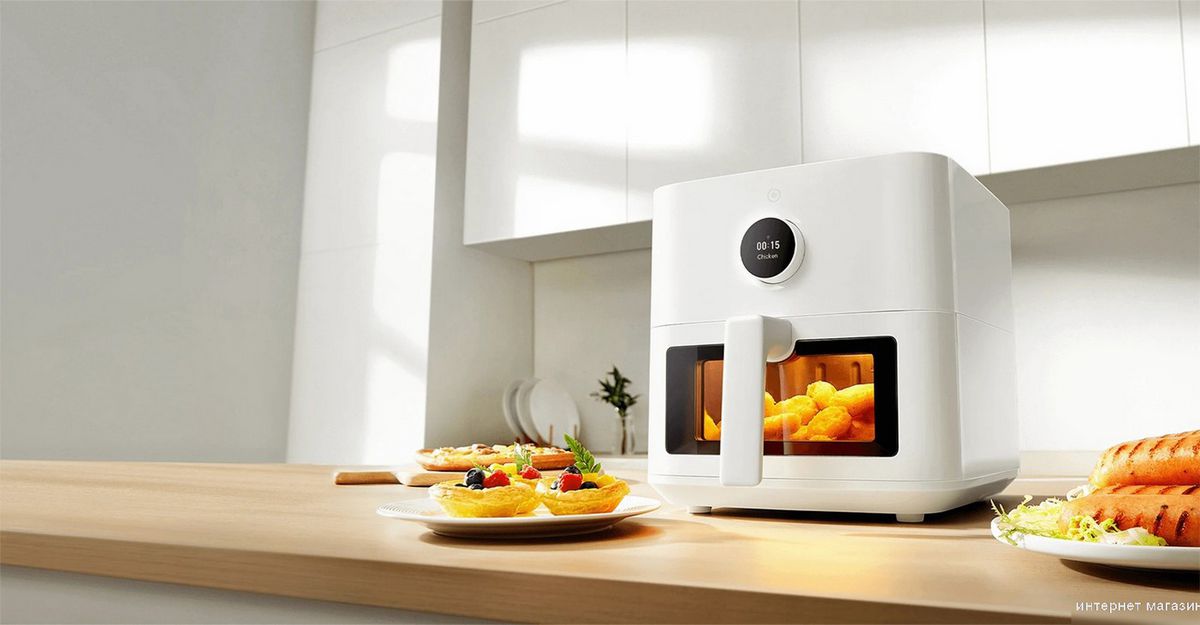 Аэрофритюрница Xiaomi Smart Air Fryer 5.5L MAF15 (международная версия)