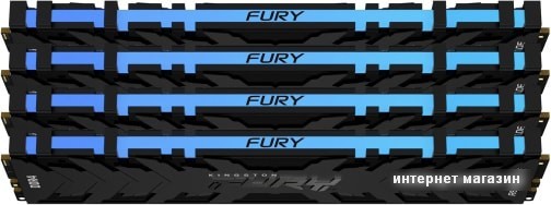 Оперативная память Kingston FURY Renegade RGB 4x8GB DDR4 PC4-28800 KF436C16RBAK4/32
