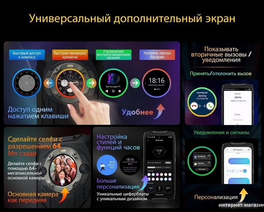 Смартфон Blackview BV9300 Pro 8GB/256GB (черный)