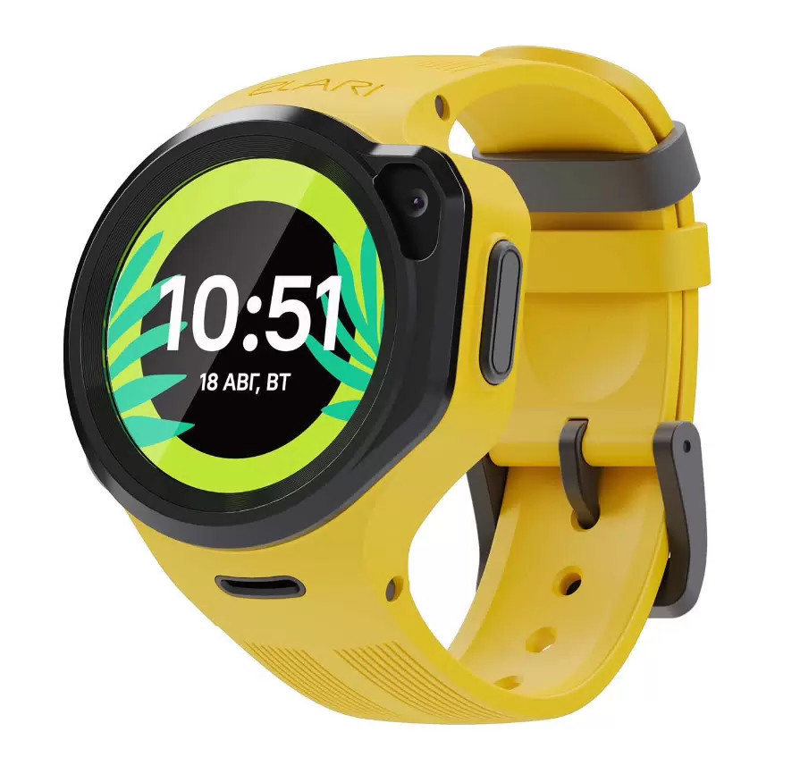 Детские умные часы Elari KidPhone 4GR M (желтый)