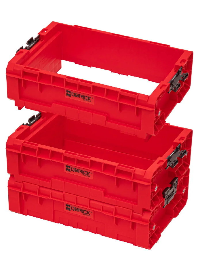 Адаптер для увеличения ящиков Qbrick System PRO Box Extender 2.0 RED Ultra HD Custom, красный