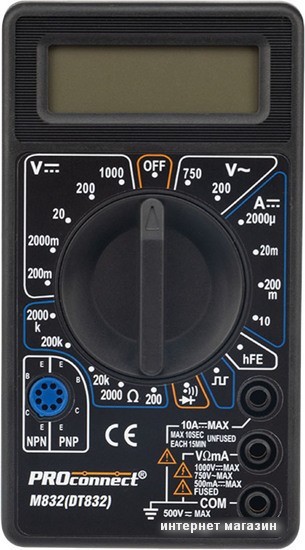 Мультиметр PROconnect M832 (DT832)