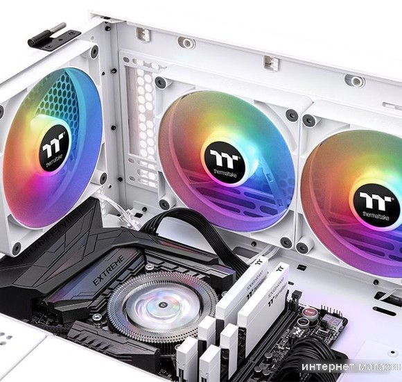 Набор вентиляторов Thermaltake CT140 ARGB White 2-Fan Pack CL-F154-PL14SW-A
