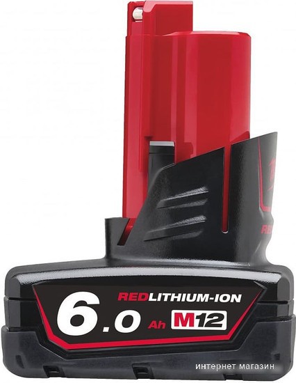 Аккумулятор Milwaukee M12 M12B6 4932451395 (12В/6 Ач)