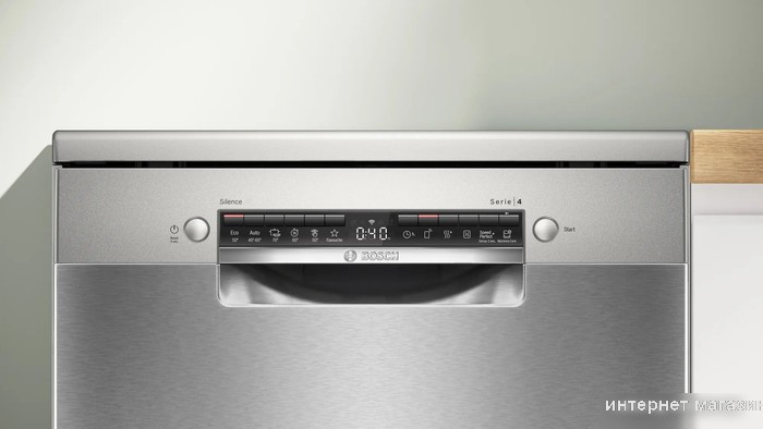 Отдельностоящая посудомоечная машина Bosch Seria 4 SMS4HVI00E