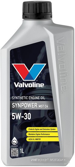 Моторное масло Valvoline Synpower MST C4 5W-30 1л