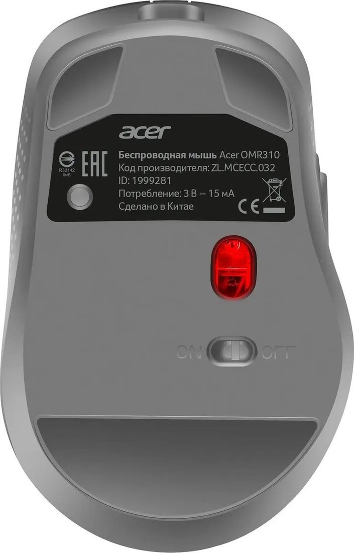 Мышь Acer OMR310 (темно-серый)