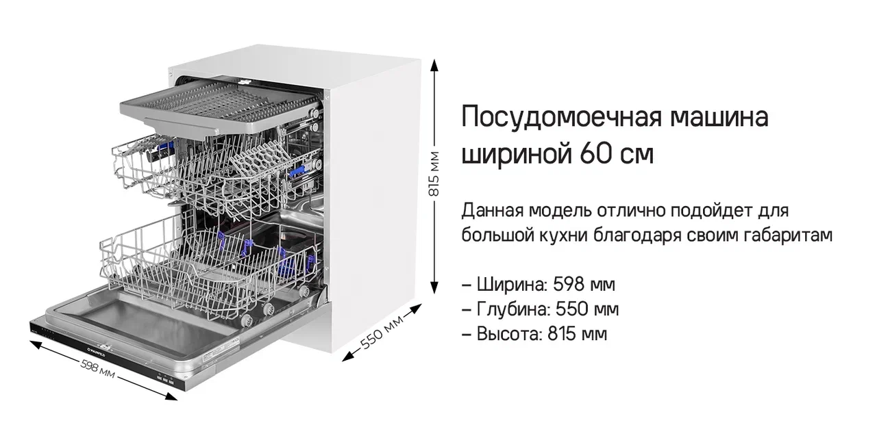 Встраиваемая посудомоечная машина MAUNFELD MLP-123I