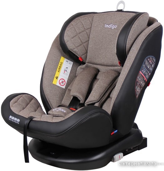 Детское автокресло Indigo Aero Isofix (бежевый)
