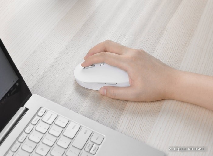 Мышь Xiaomi Mi Dual Mode Wireless Mouse Silent Edition WXSMSBMW02 (белый)