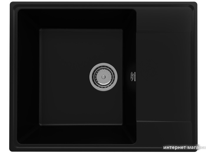 Кухонная мойка Ulgran QUARTZ Prima 605-07 (уголь)