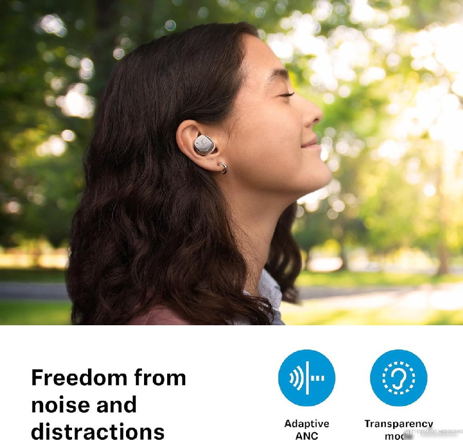 Наушники Sennheiser Momentum True Wireless 4 (белый/серебристый)