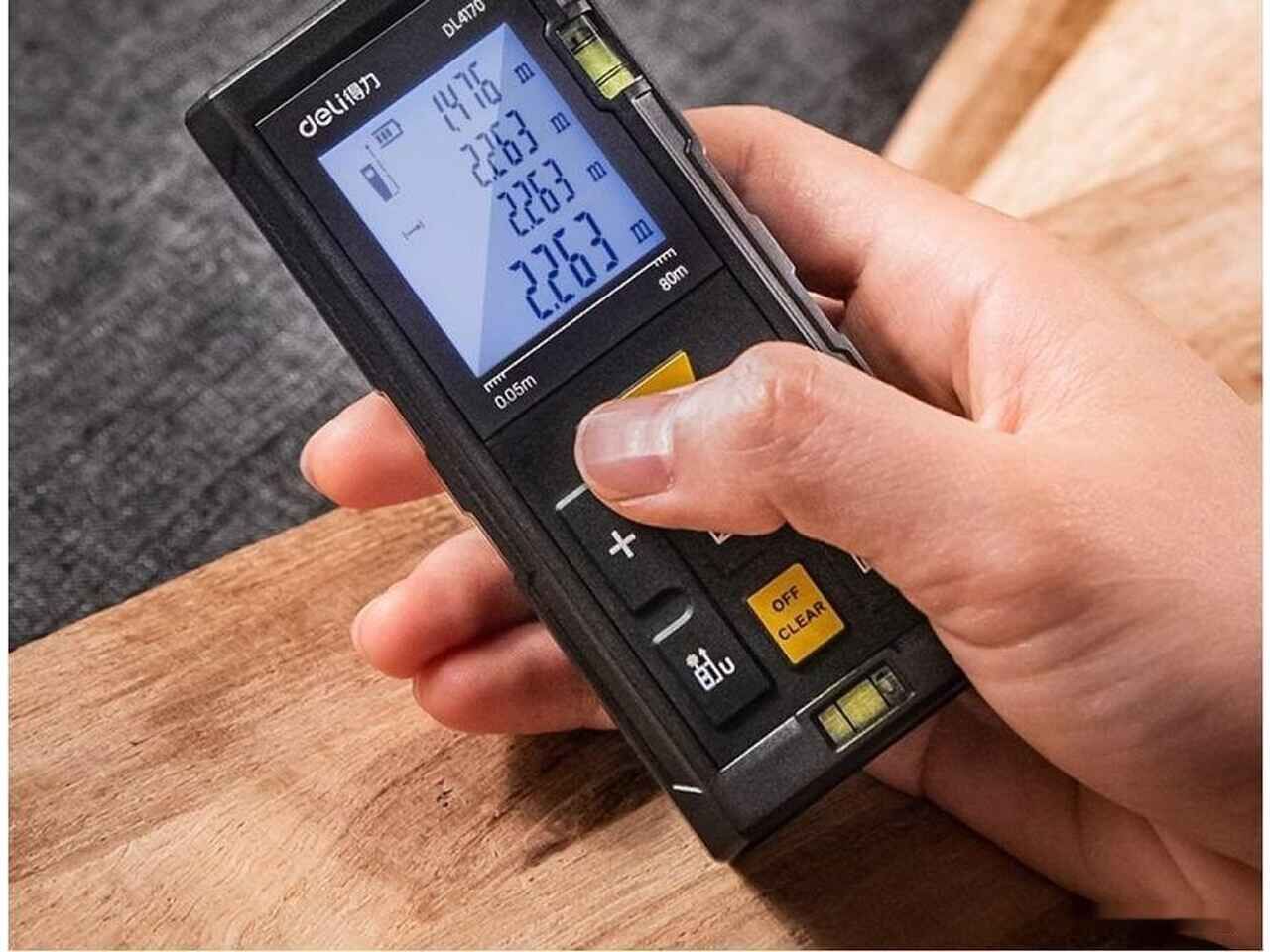Лазерный дальномер Deli DL4170