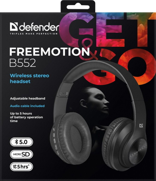 Наушники Defender FreeMotion B552