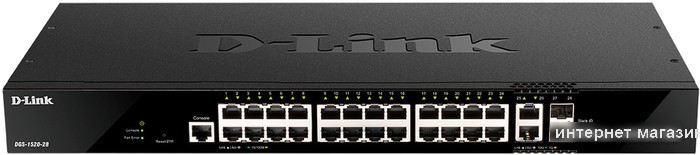Управляемый коммутатор 3-го уровня D-Link DGS-1520-28/A1A