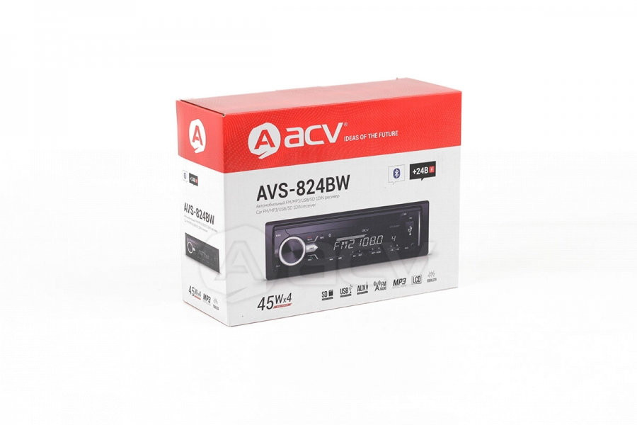 USB-магнитола ACV AVS-824BW
