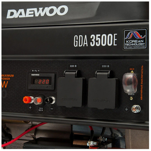 Бензиновый генератор Daewoo Power GDA 3500E