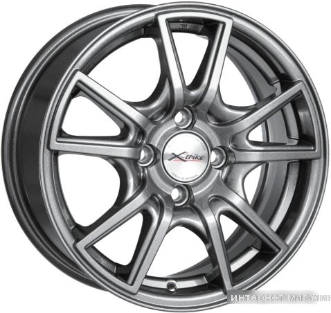 Литые диски X'trike X-104 14x6" 4x114.3мм DIA 67.1мм ET 38мм HSB