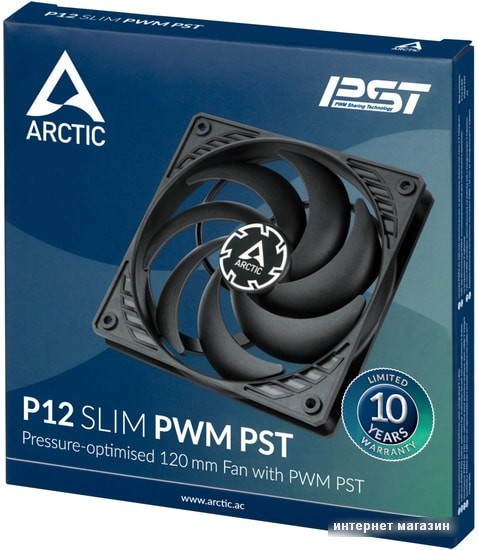 Вентилятор для корпуса Arctic P12 Slim PWM PST ACFAN00187A