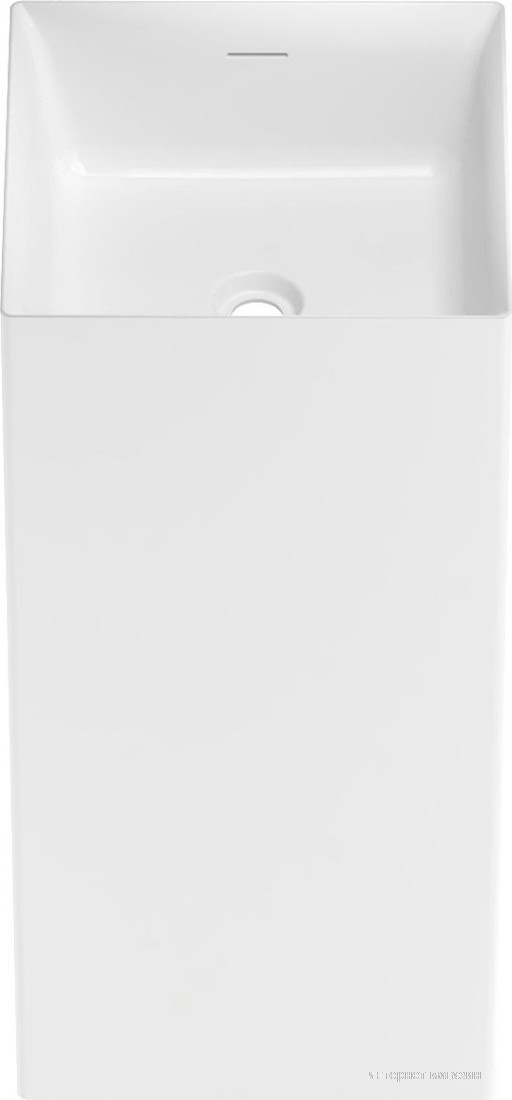 Умывальник Wellsee Pure BY Wellsee 230711000 (отдельностоящий, без отверстия под смеситель, глянцевый белый)