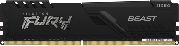 Оперативная память Kingston FURY Beast 16GB DDR4 PC4-25600 KF432C16BB/16