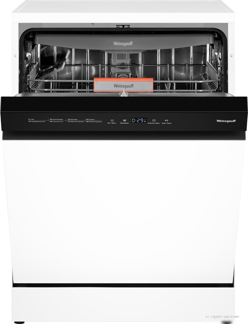 Отдельностоящая посудомоечная машина Weissgauff DW 6038 W Inverter