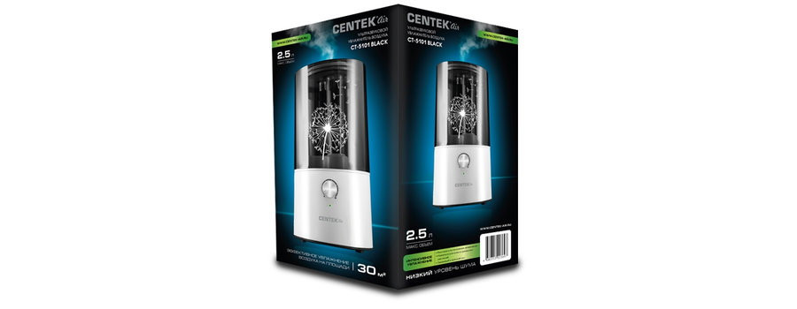 Увлажнитель воздуха CENTEK CT-5101 (черный)